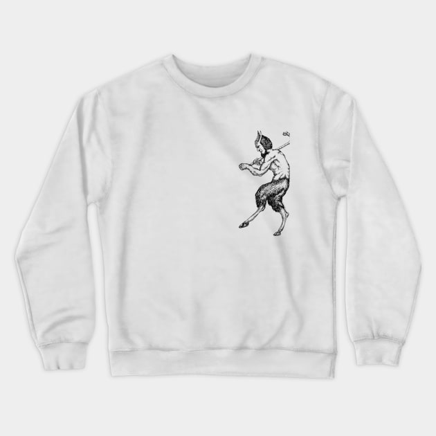 Satyr T-VEX Crewneck Sweatshirt by LeatherVEX